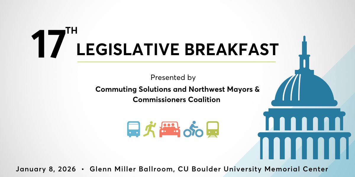 graphic for the 17th Legislative Breakfast presented by Commuting Solutions and the Northwest Mayors & Commissioners Coalition